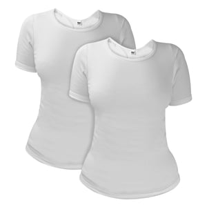 2 Pack Camiseta Térmica de Manga Corta para Mujer en Invierno