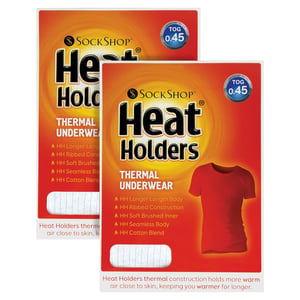 2 Pack Camiseta Térmica de Manga Corta para Hombre en Invierno