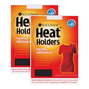 2 Pack Camiseta Térmica de Manga Corta para Mujer en Invierno