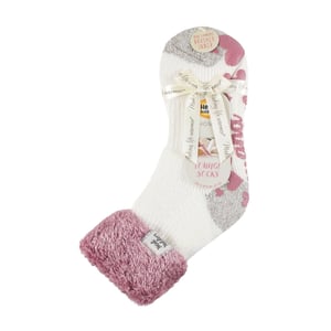 Calcetines Térmicos Antideslizantes de Corte Bajo con Agarres para Mujer