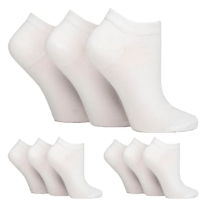 Pack de 9 calcetines para diabéticos con tobillo ancho para pies hinchados
