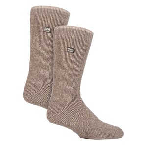 Calcetines térmicos de lana merina para hombre, pack de 2 unidades