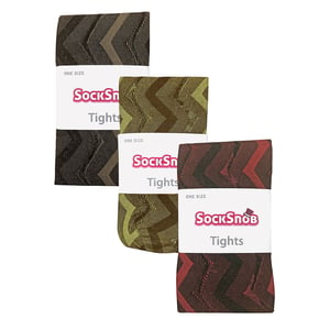 3 Pair Multipack Ladies 80 Denier Tights | Mallas Suaves Estampadas