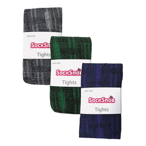 3 Pair Multipack Ladies 80 Denier Tights | Mallas Suaves Estampadas