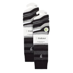 Paquete múltiple de 10 pares de calcetines de bambú brillante para hombre