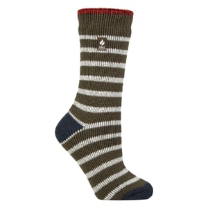 Calcetines térmicos de rayas bicolores Amara para mujer