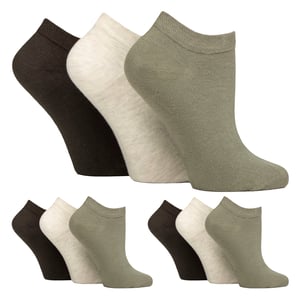 Pack de 9 calcetines para diabéticos con tobillo ancho para pies hinchados