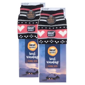 2 Pares Calcetines Soul Warming Womens con Puños