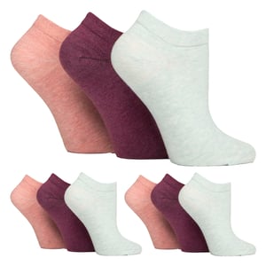 Pack de 9 calcetines para diabéticos con tobillo ancho para pies hinchados