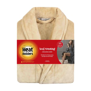 Albornoz de invierno para mujer con forro polar suave y cálido