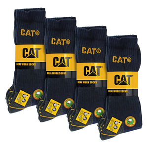 Paquete de 12 calcetines de trabajo unisex de alta resistencia para botas con puntera de acero
