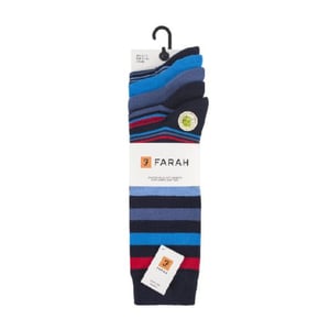 Lote de 5 calcetines de bambú con rayas brillantes para hombre