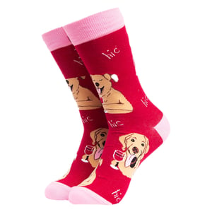 Perro Patrón Novedad Unisex Funny Calcetines de vestir