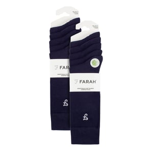 Paquete múltiple de 10 pares de calcetines de bambú brillante para hombre
