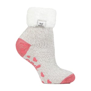 Calcetines Térmicos Antideslizantes de Corte Bajo con Agarres para Mujer