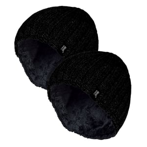 Gorro de canalé suave para hombre - Pack de 2