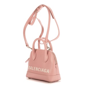 Balenciaga XXS Ville  en Rosa Piel de becerro