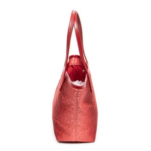 Fendi Mini Ombre Shopping Tote  en Rojo Lienzo