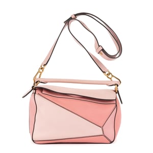 Loewe Puzzle  en Rosa Piel de becerro