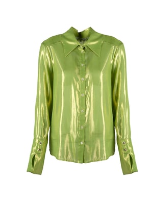 Patrizia Pepe Camisa de mujer verde