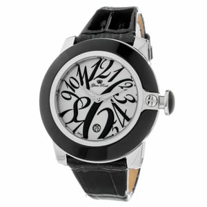 Glam Rock Reloj de mujer Cuarzo plata negro