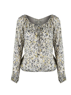 Patrizia Pepe Blusa de mujer negro, amarillo, Gris