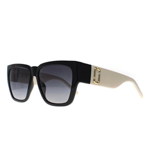Marc Jacobs Cuadrado Mujer Negro Blanco Gris Oscuro Gradiente MARC 646/S