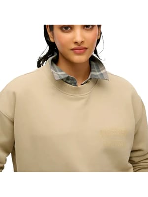 Sudadera holgada universitaria de Superdry para mujer