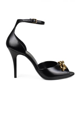 Saint Laurent Sandalias Le Maillon Negro