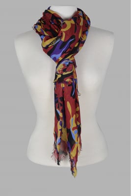 Alexander McQueen Bufanda Rojo