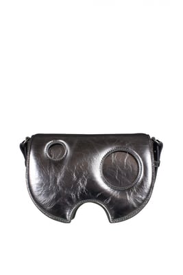 Off-White Bolsa bandolera Burrow Plateado
