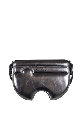 Off-White Bolsa bandolera Burrow Plateado