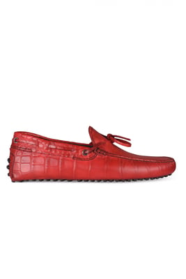Tod’s Mocasines de cuero Rojo
