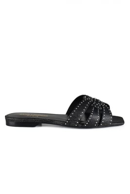 Saint Laurent Sandalias Tribute Negro