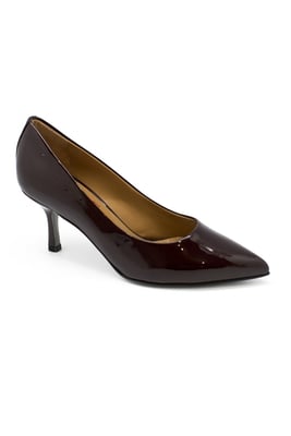 Walter Steiger Zapatos de tacón de cuero Burdeos