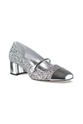 Jimmy Choo Zapatos de tacón Elisa 45 Plateado