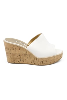 Walter Steiger Mules con plataforma Blanco