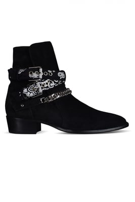 AMIRI Botas Bandana Buckle Negro