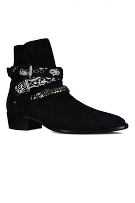 AMIRI Botas Bandana Buckle Negro
