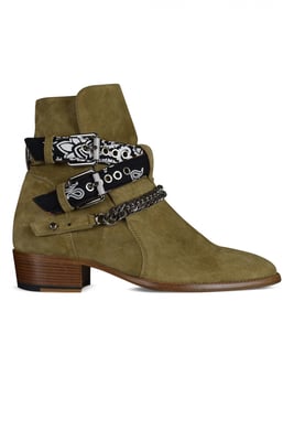 AMIRI Botas Bandana Buckle Marrón