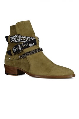 AMIRI Botas Bandana Buckle Marrón