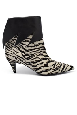 Saint Laurent Botines de potro Negro
