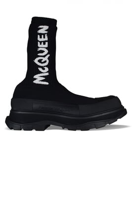 Alexander McQueen Botas Tread Slick Negro