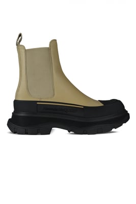 Alexander McQueen Botas Tread Slick Beige