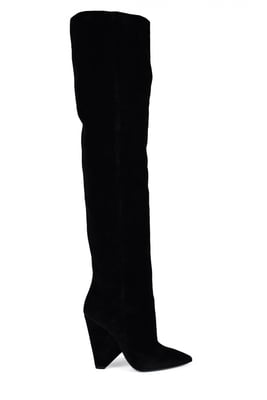 Saint Laurent Botas Niki Negro
