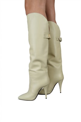 Saint Laurent Botas Harper Beige