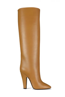 Saint Laurent Botas Tubes 68 Camello