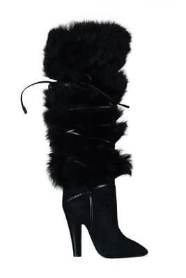 Saint Laurent Botas Jokull Negro