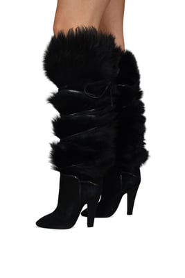 Saint Laurent Botas Jokull Negro