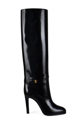 Saint Laurent Botas Diane Negro